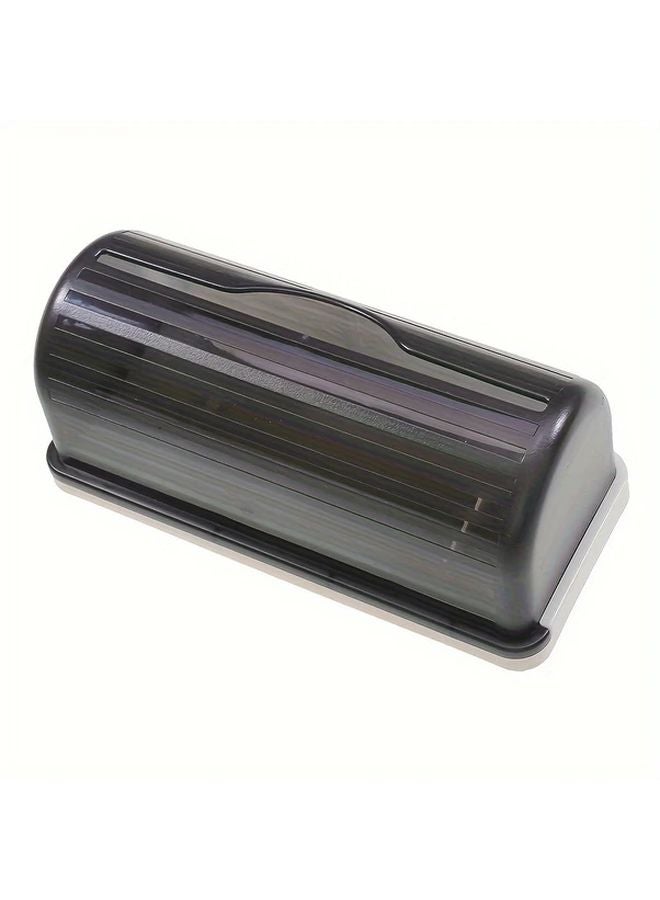 Black Transparent No Drill Trash Bag Storage Box For Paper Rolls Kitchen Organizer - Image 5